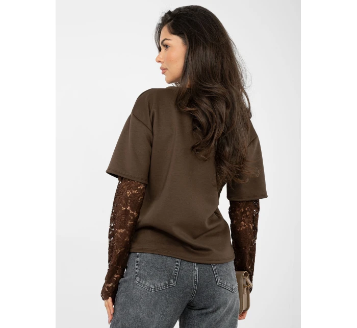 Blúzka IT BZ 22128.27 tmavohnedá
