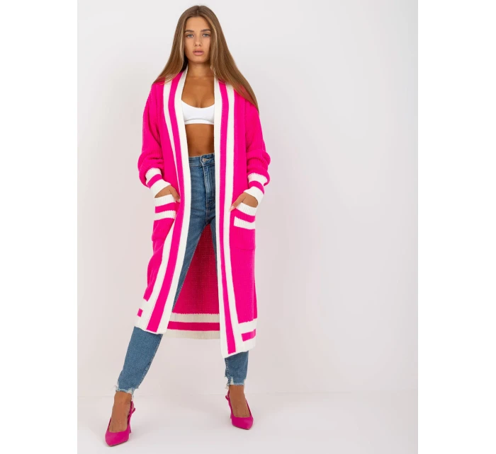 Dámsky sveter LC SW 029 fluo ružová Dámsky sveter LC SW 029 fluo ružová