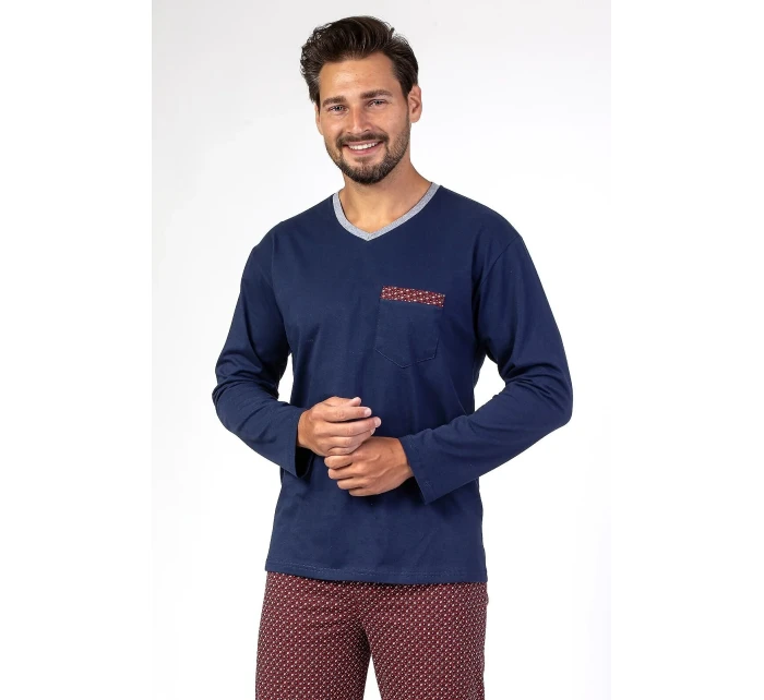 Pánské pyžamo model 20243292 dł/r 2XL3XL Z25 - Regina Pánské pyžamo model 20243292 dł/r 2XL3XL Z25 - Regina