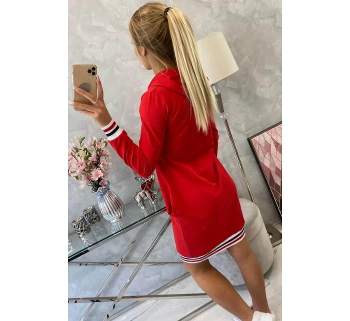 Červené šaty Brooklyn