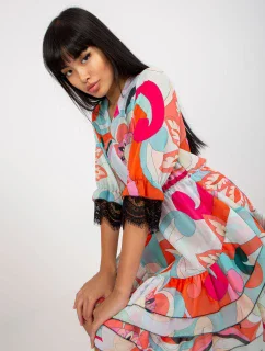 Šaty DHJ SK oranžová model 17531493 - FPrice