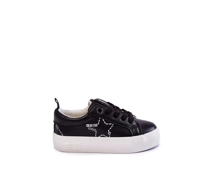 Dětská sportovní obuv Šněrovací Big Star KK374223 Černe