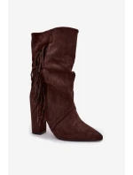 Topánky na podpätku model 221126 Krok vo veľkom štýle