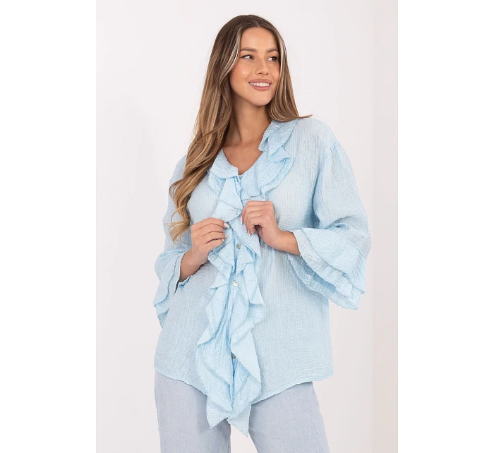 Košeľa s dlhým rukávom model 226239 Taliansko Moda