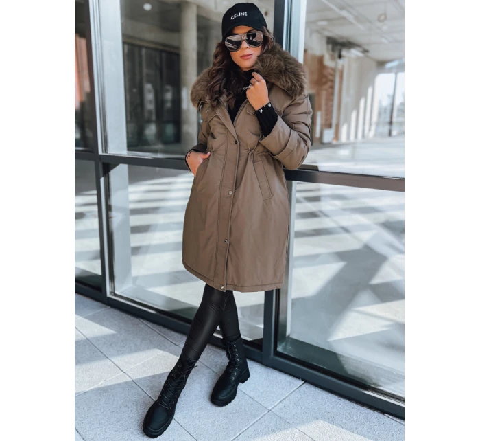 Dámská bunda parka khaki Dstreet model 21971365 - FashionStreet