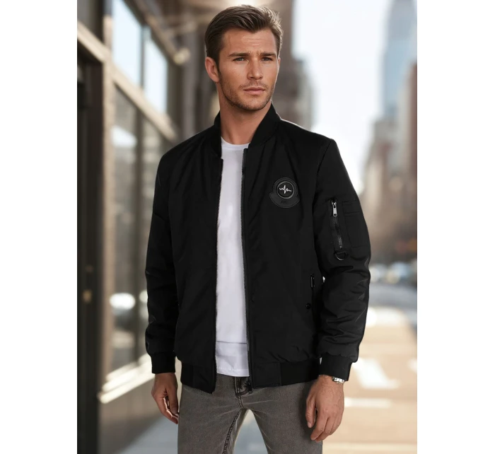 Pánská přechodná bunda bomber černá Dstreet model 21986405 - FashionStreet
