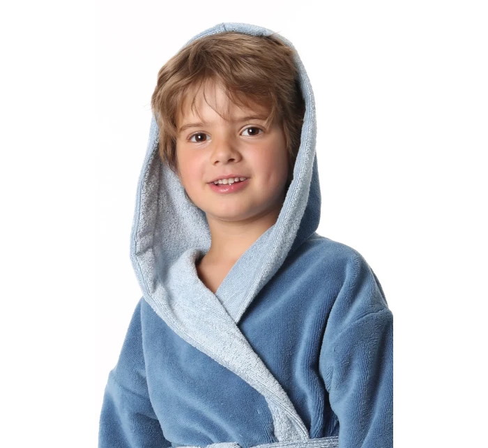 župan Tampa model 20647377 dětský dětské denim světlý - Vestis župan Tampa model 20647377 dětský dětské denim světlý - Vestis