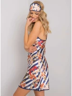 Nočná košeľa BR KN 1042 tmavo modrá a biela