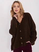 Jumper CH SW 72981.05P tmavohnedý