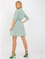 Šaty LK SK 508938.28X biela a zelená