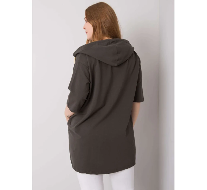 Mikina RV BL 6863.59P tmavá khaki