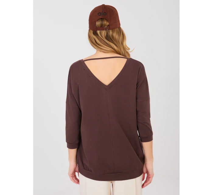 Blúzka RV BZ A1192.71 tmavohnedá
