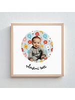 Personalizovaný magický fotorámik – štvorcový 20x20 – výrez fotografie na podklade Personalizovaný magický fotorámik – štvorcový 20x20 – výrez fotografie na podklade