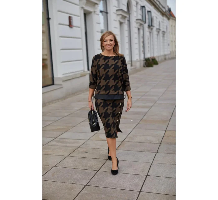 Dámska súprava M377 hnedá a čierna - La Aurora Dámska súprava M377 hnedá a čierna - La Aurora