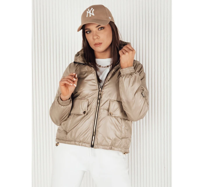 Dámská přechodná bunda camel Dstreet model 21972274 - FashionStreet Dámská přechodná bunda camel Dstreet model 21972274 - FashionStreet