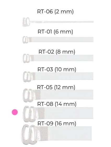 Silikónové ramienka Julimex RT 08 14mm Silikónové ramienka Julimex RT 08 14mm