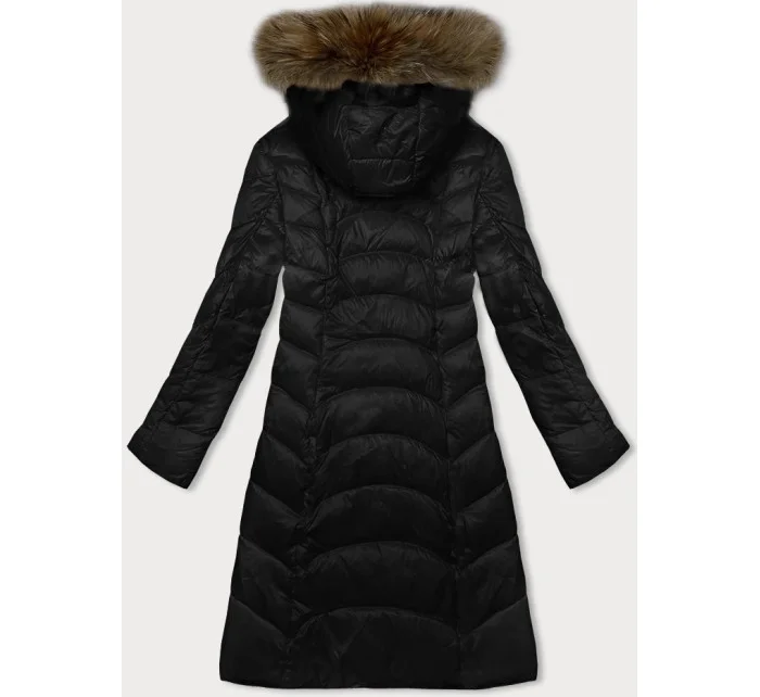 Černá prošívaná dámská bunda pro přechodné období model 21247189 - Glakate