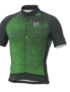 Košeľa Biemme PORDOI čierno-zelená XL