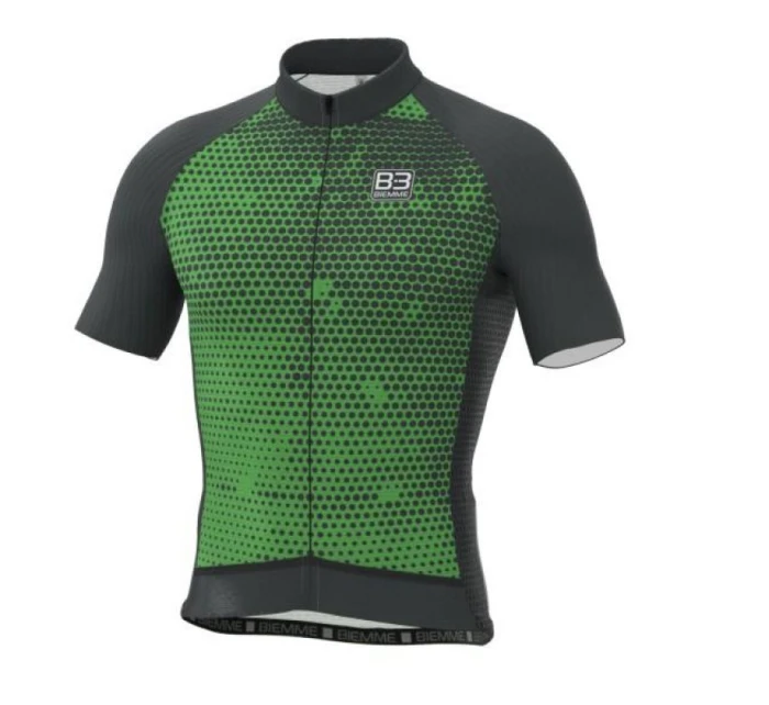 Košeľa Biemme PORDOI čierno-zelená XL