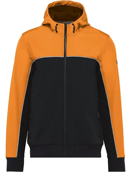 450 Pracovní 3vrstvá softshellová bunda model 22514181 black/orange - WK
