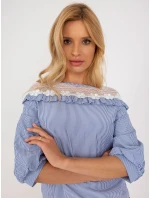 Bluzka LK BZ model 18605120 biało niebieski - FPrice