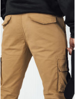 Pánske khaki nákladné nohavice Dstreet UX4176