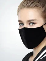 Dvojvrstvová rúška čierna - Hurt