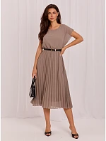 Dámské šaty DHJ SK 8839 model 22366733 hnědé - FPrice