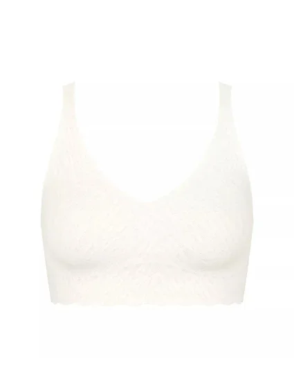 ZERO Feel Bliss Bralette - WHITE - biela 00GZ - SLOGGI ZERO Feel Bliss Bralette - WHITE - biela 00GZ - SLOGGI