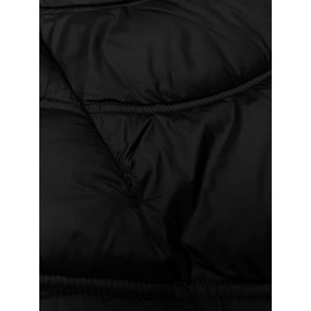 Čierna dámska prešívaná bunda J Style (11Z8092)