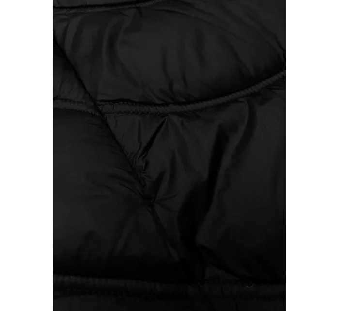 Černá dámská prošívaná bunda model 21247361 - J.STYLE