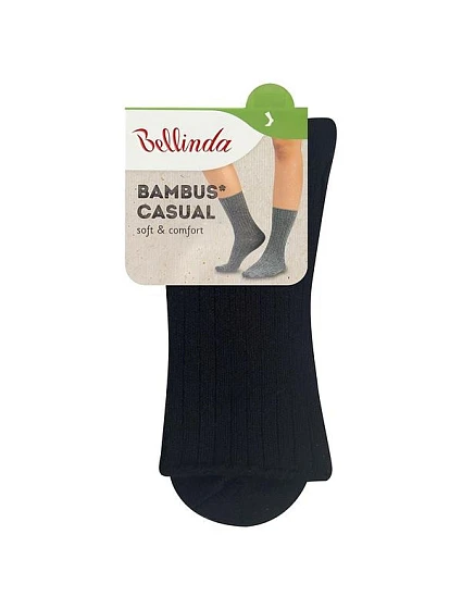 Zimní bambusové ponožky BAMBUS  SOCKS  černá model 18866839 - Bellinda