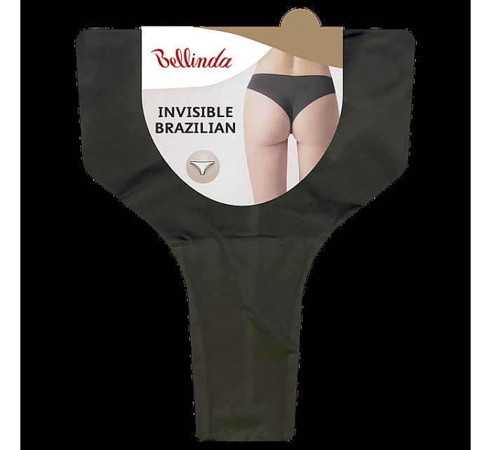 Dámske bezšvové nohavičky INVISIBLE BRAZILIAN - BELLINDA - čierna