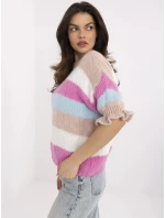 Jumper MI SW 1903.94 bielo-ružový