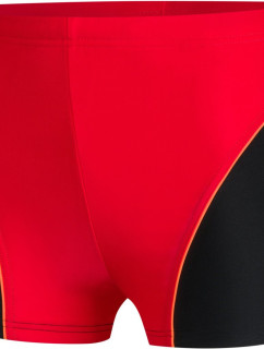 AQUA SPEED Plavecké šortky Leo červeno-čierny vzor 16