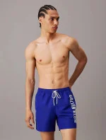 Pánske plavky KM0KM01004 C86 navy blue - Calvin Klein