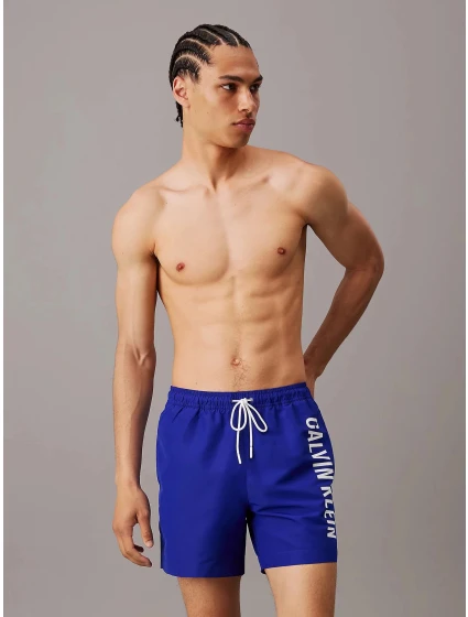 Pánske plavky KM0KM01004 C86 navy blue - Calvin Klein
