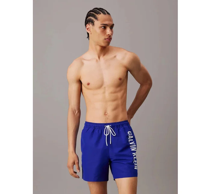 Pánske plavky KM0KM01004 C86 navy blue - Calvin Klein