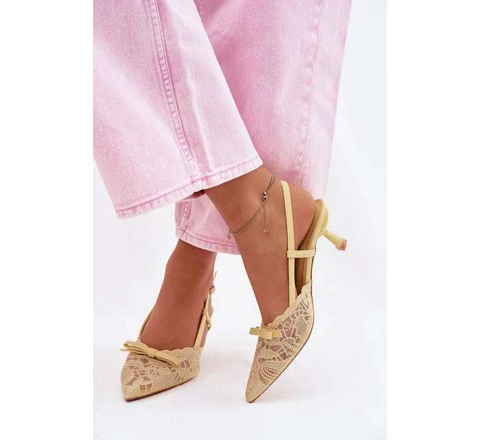 Sandále na podpätku model 226926 Vykročte štýlovo