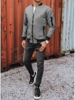 Pánska bunda bomber graphite FashionStreet TX3824