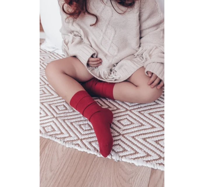 Dětské žebrované ponožky model 18873091 Merino Wool 2634 - Steven