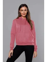 Cukrovo ružová dámska tepláková mikina (W02-58) Cukrovo ružová dámska tepláková mikina (W02-58)