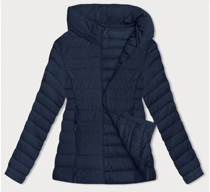 PRZEJŚCIOWA PIKOWANA KURTKA DAMSKA GRANATOWA model 18822979 - J.STYLE PRZEJŚCIOWA PIKOWANA KURTKA DAMSKA GRANATOWA model 18822979 - J.STYLE