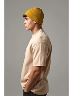 B Pletená čepice z bio bavlny mustard model 22481588 - Beechfield