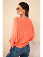 Dámský svetr typu s kulatým výstřihem model 21949276 - K-Fashion Dámský svetr typu s kulatým výstřihem model 21949276 - K-Fashion