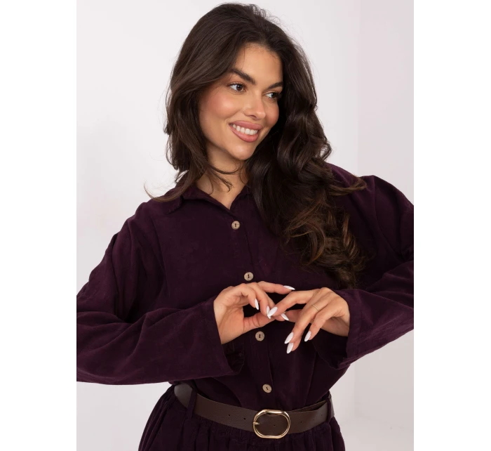 Košeľa IT KS 22390.81 tmavo fialová Košeľa IT KS 22390.81 tmavo fialová