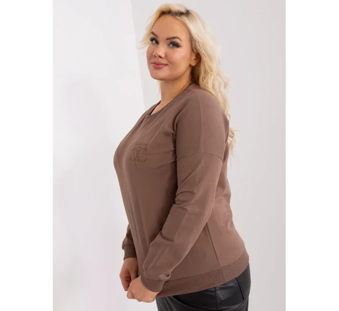 Bluzka RV BZ model 19154353 brązowy - FPrice Bluzka RV BZ model 19154353 brązowy - FPrice