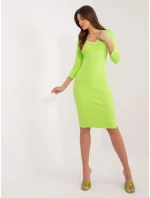 Šaty RV SK 8943.78 limetkovo zelené