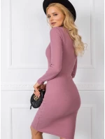 RV SK šaty model 17362915 tmavě růžová - FPrice RV SK šaty model 17362915 tmavě růžová - FPrice