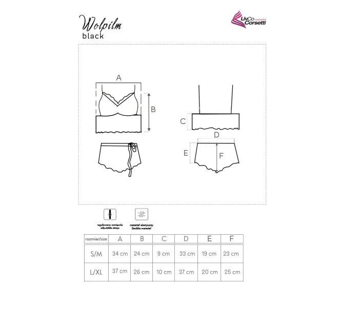 Súprava Wolpilm Black - LivCo Corsetti Súprava Wolpilm Black - LivCo Corsetti